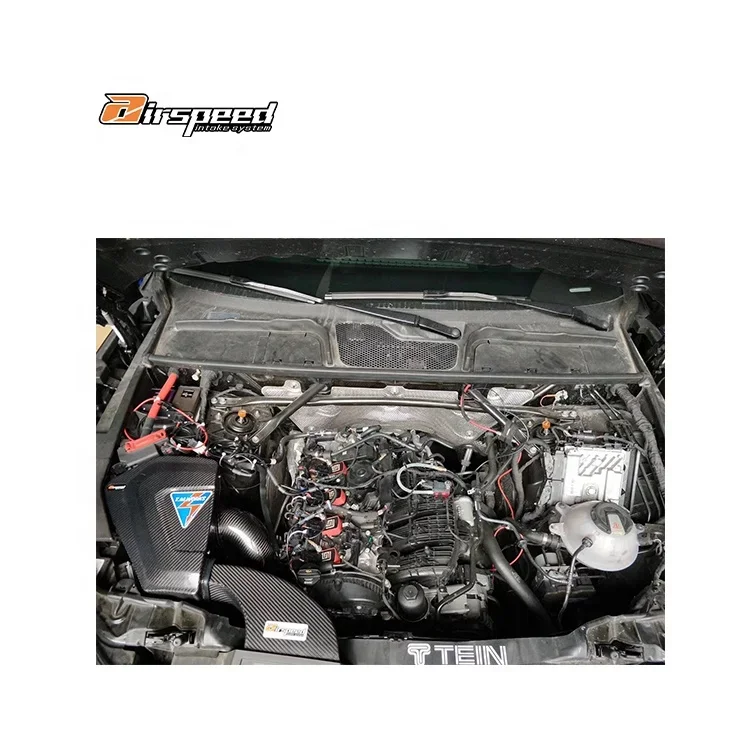 

Airspeed Brand Light Weight and High Strength 100% Dry Carbon Fiber Cold Air Intake System for Q5 B9