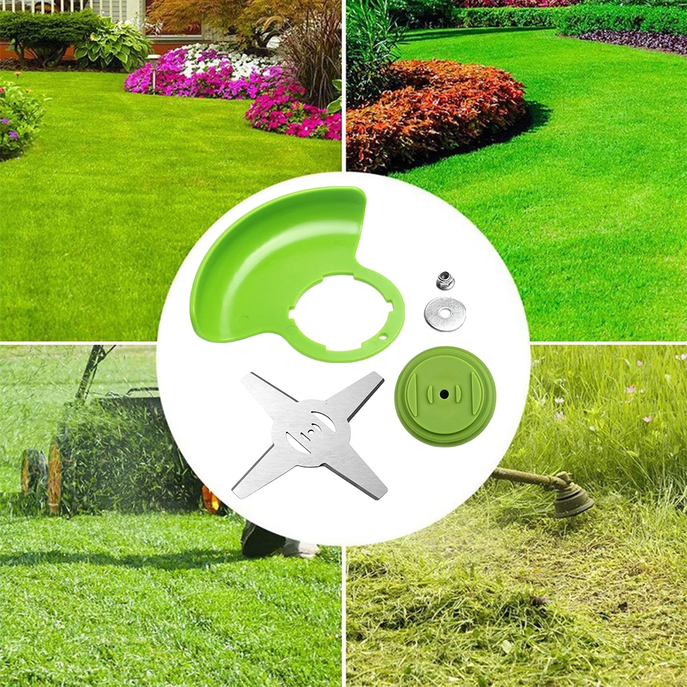 غطاء بلاستيكي وشفرة المنشار مجموعة حماية العشب يربك استبدال غطاء بلاستيكي شفرات تشذيب أدوات كهربائية للحديقة مرفق