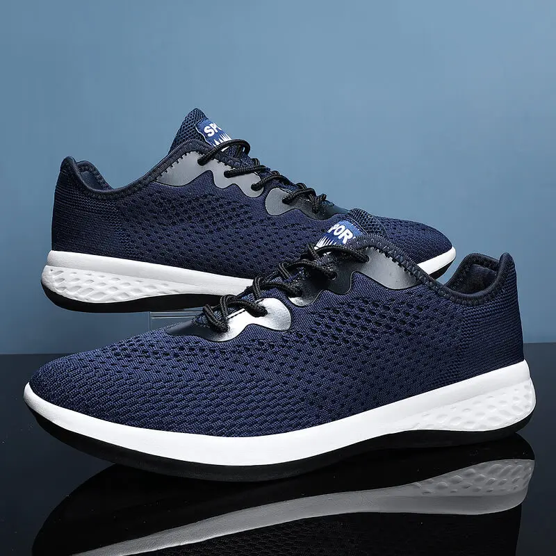 YRZL Mens Gym Shoes Breathable Sneakers Lightweight Walking Casual Non Slip Comfortable Shoes For Men Sport Training Footwear