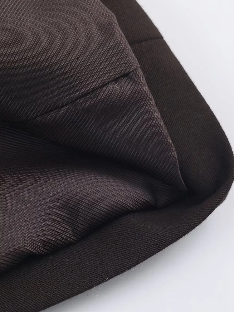 سترات نسائية لخريف 2025 معاطف غير رسمية متينة مزدوجة الصدر فضفاضة للسيدات أنيقة للشارع ملابس خارجية