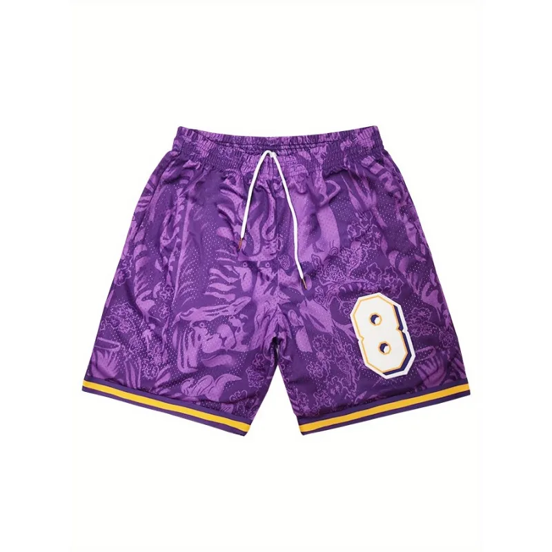 Basketball Pockets Shorts Outdoor Men Sporting Beaching Bottoms EmbroideredTraning Bodybuilding Breathable Gym Running Short