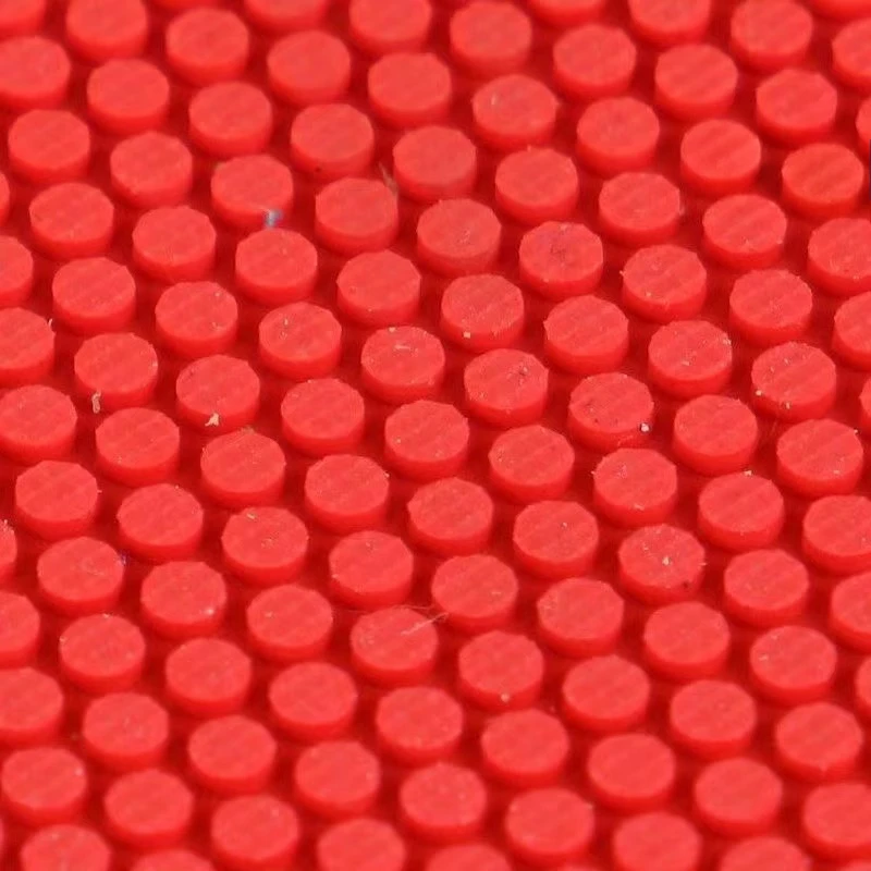 METEOR 845 575 Noppen aus Tischtennis-Gummiplatte, Schwammstärke 2,0/2,1 mm, Tischtennisschläger, Gummibogen, schneller Angriff, ITTF