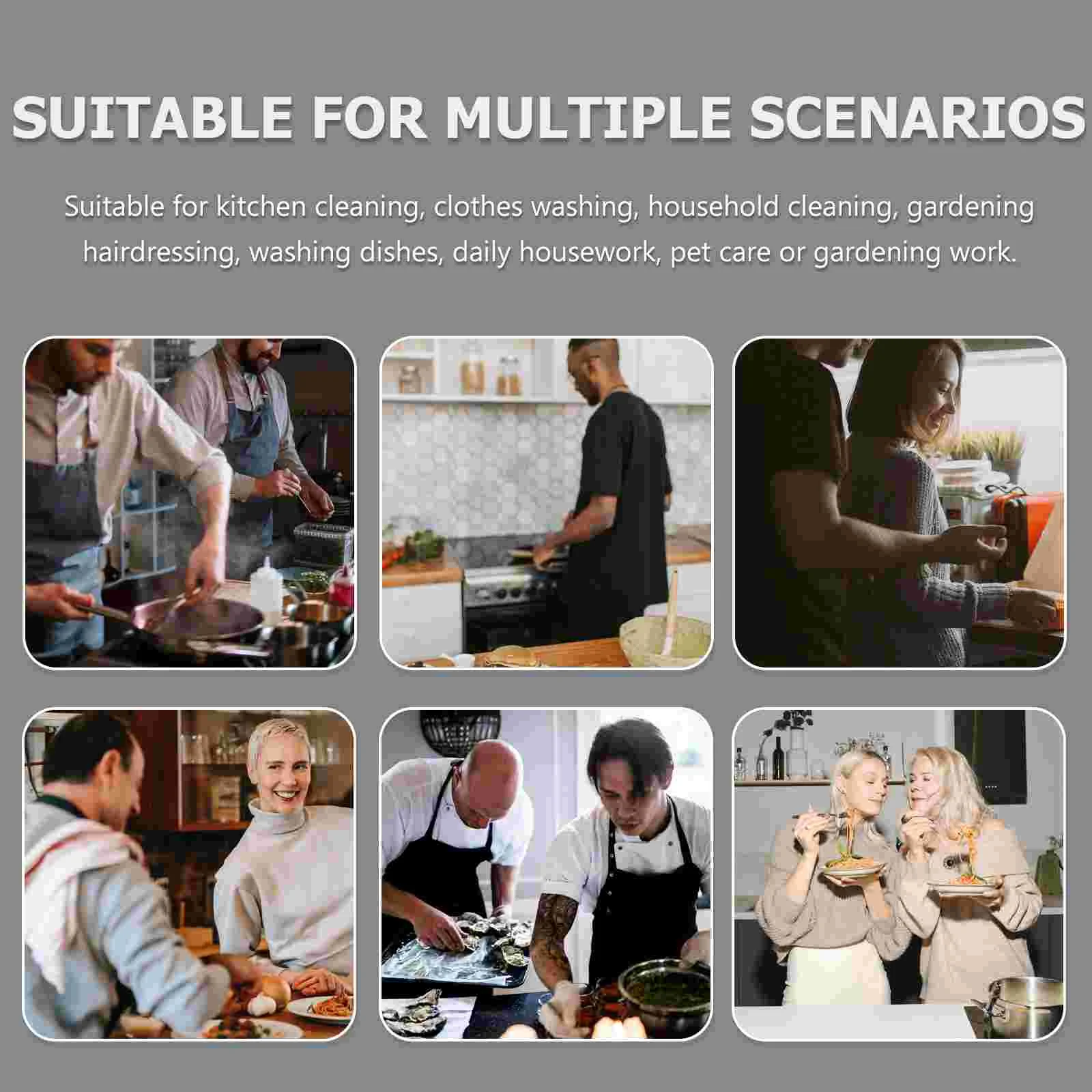 2 Pairs Detachable Sleeve Creative Oil-proof Sleeves Cleaning Kit For Cooking Protectors