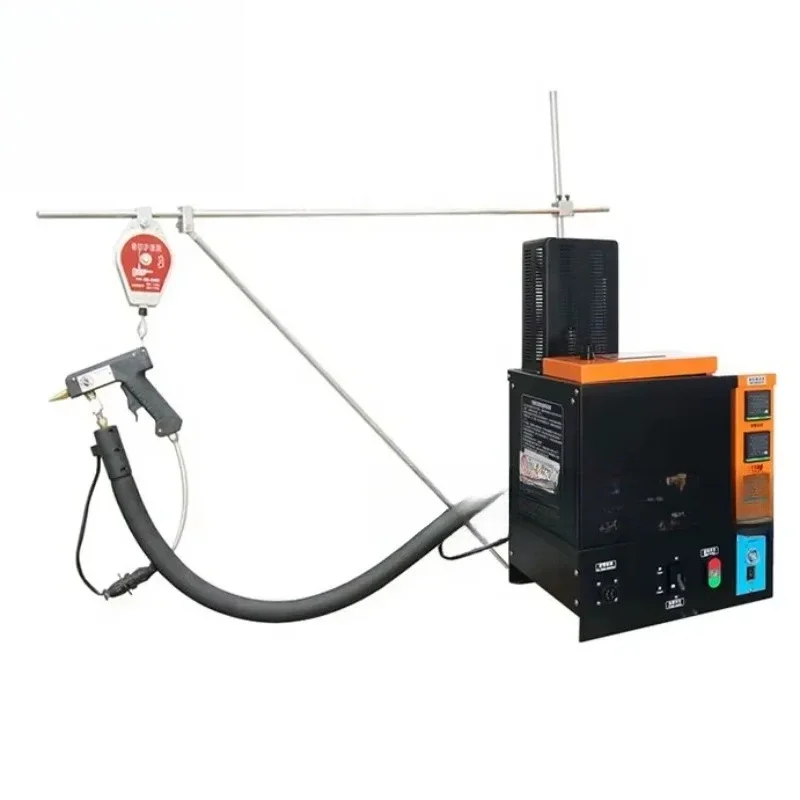 5L Small Manufacturing Hot Melt Gluing Machine With Handle Spray Gun