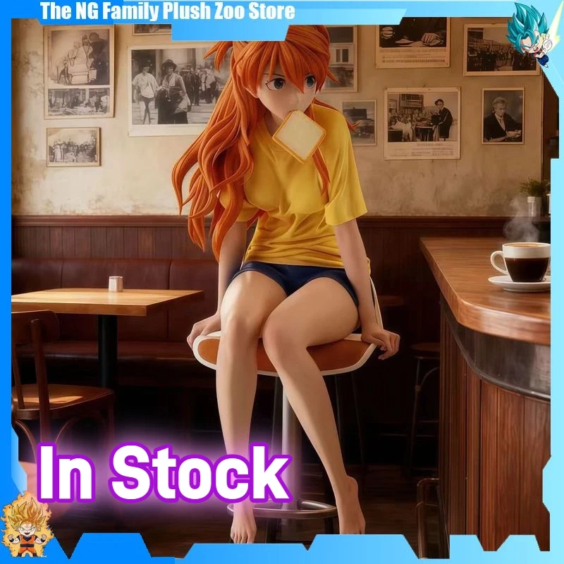Asuka Langley Soryu Gk Anime Figuur Desktop Decor Verjaardagscadeau Collectible Toy Model Trendy Computerkast Ornamenten Aanwezig