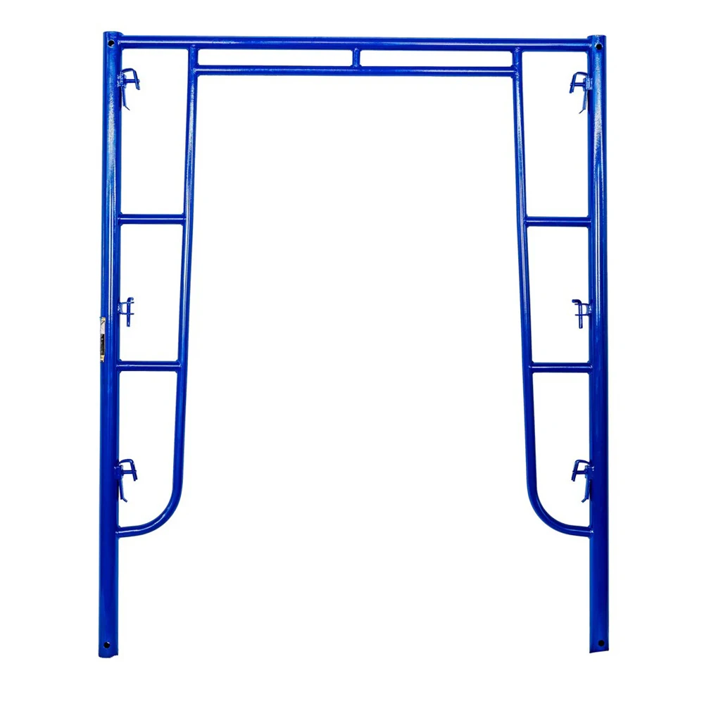 Easy Install Durable Professional Customization Metal Mobile Ladder Galvanized h Frame Scaffolding System for Construction