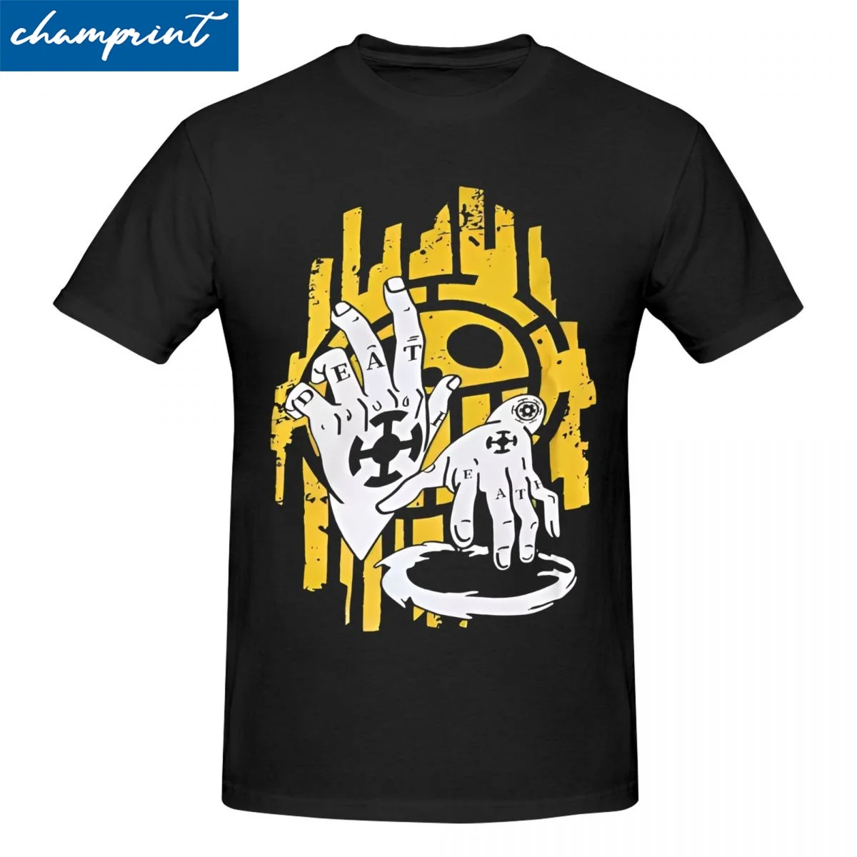 

Забавная футболка с логотипом One Piece Trafalgar Law, мужская футболка из 100% хлопка с короткими рукавами, летние топы с круглым вырезом, рубашки