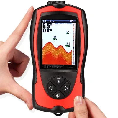 Lucky Two Language Operation Sea Fishing Alarm Anti clutter system FishFinder