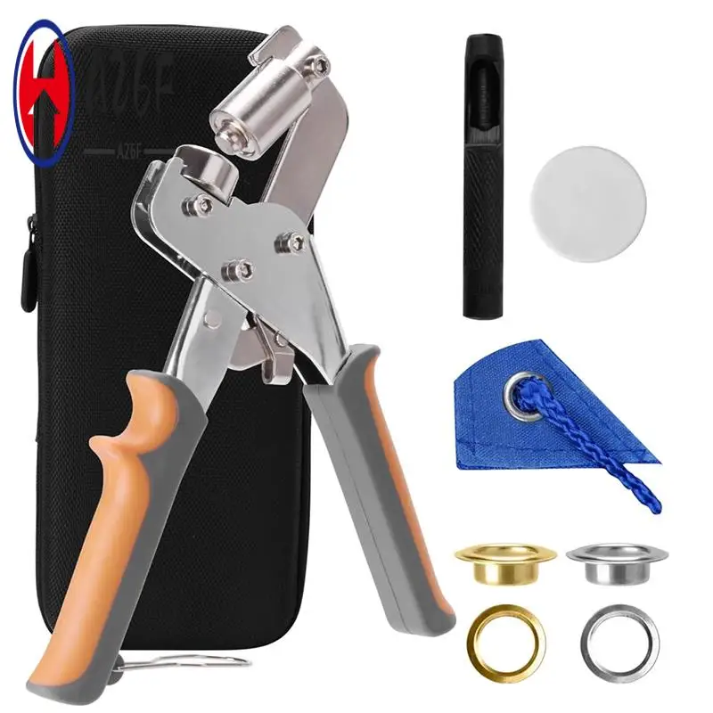 

A26F-Набор инструментов для выпускного вечера, втулки 3/8 дюйма (10 мм), набор плоскогубцев для люверсов для брезента/кожи/поделки