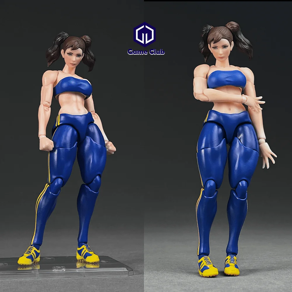 2025 Q2 PJ01 1/12 Scale Fighting Girl Mountain Moon Studio Building Block Accessories Full Set 6in Female Action Figures Model