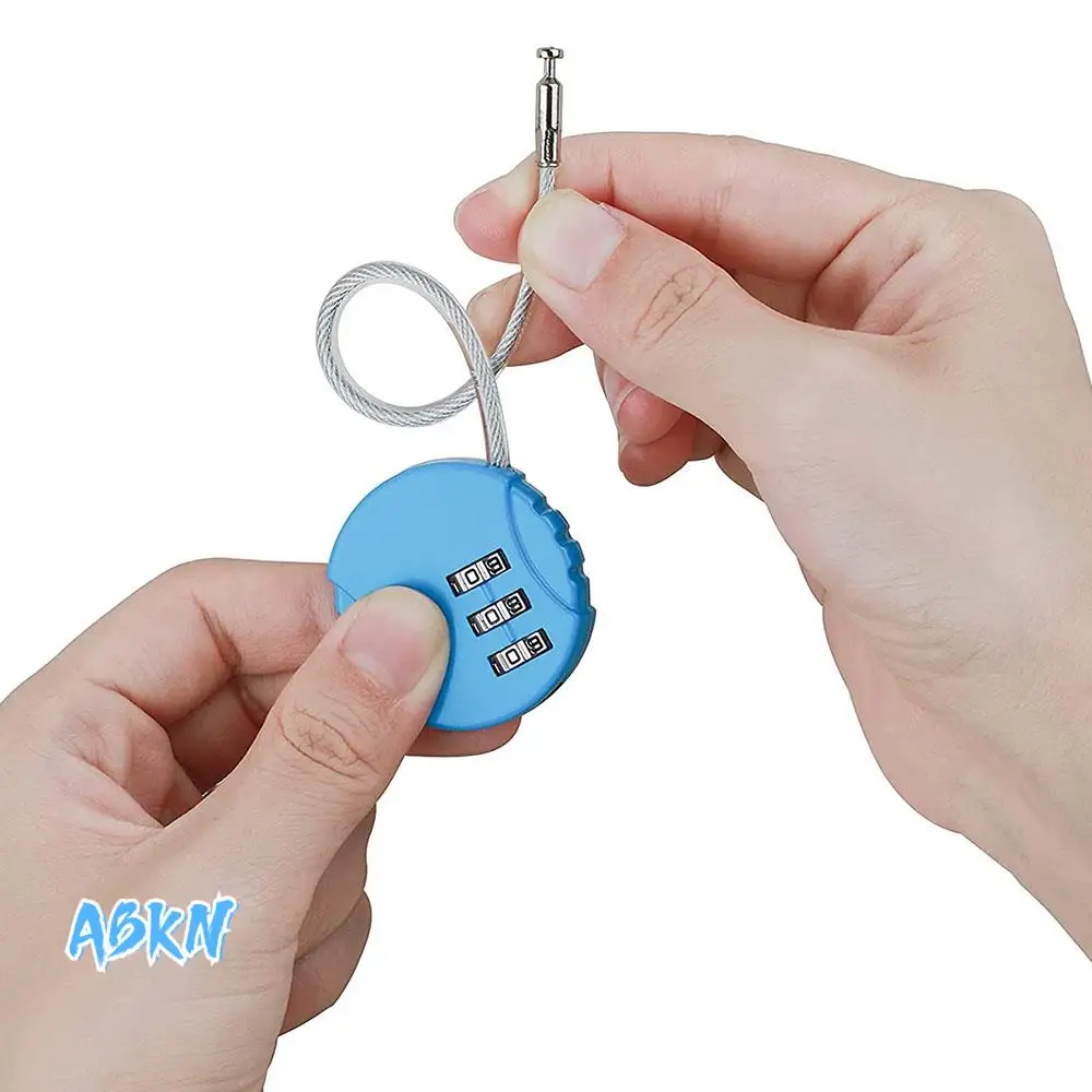 

ABKN-2 Pack Combination Lock 3 Digit Outdoor Waterproof Padlock For School Gym Locker, Sports Locker, Fence, Toolbox, Gate