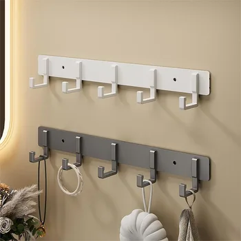 Groothandel Van Deurhaken, Ruimte Aluminium, Niet-Geperforeerde Badkamer Haken, Slaapkamer Opslag, Kleding Hanger Haken, Muur Kleding Haak