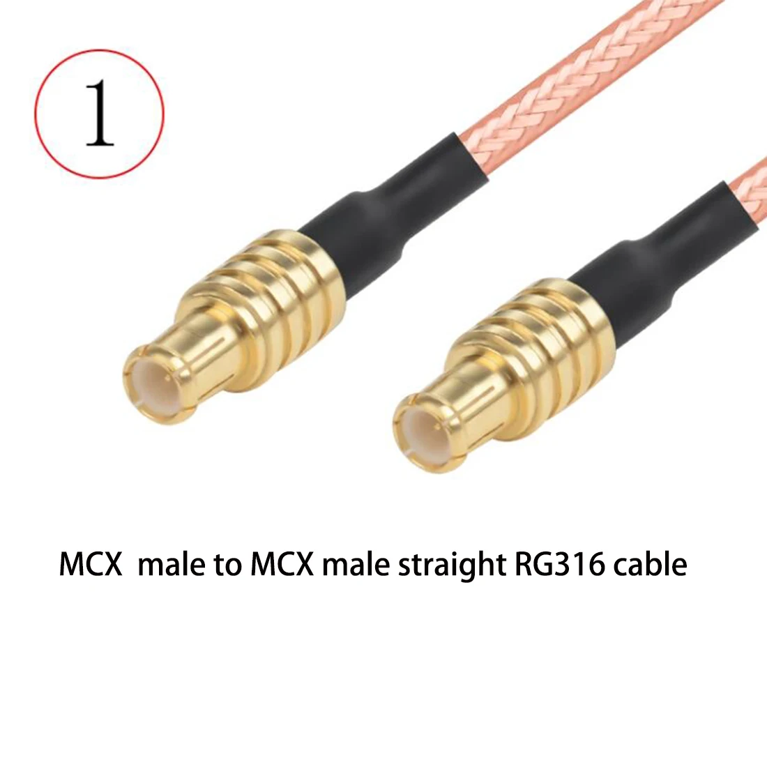 1PC MCX Male Female to MCX Plug Jack Straight Right Angle RG316 Cable Adapter 15cm/30cm/50cm for WIFI Wireless Modem