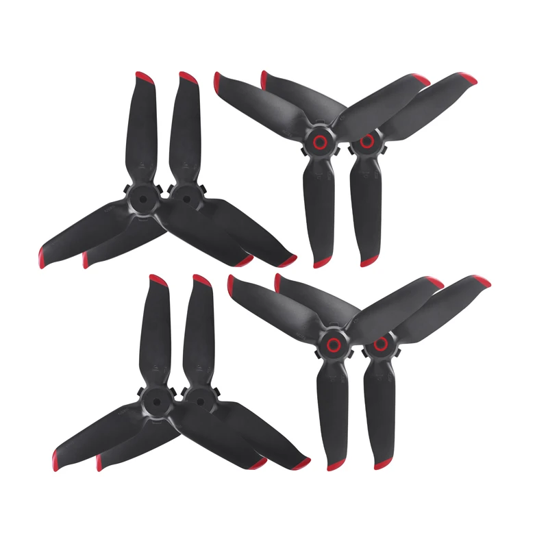 4 pairs propellers Blade props for DJI FPV Combo drone accessories golden silver red