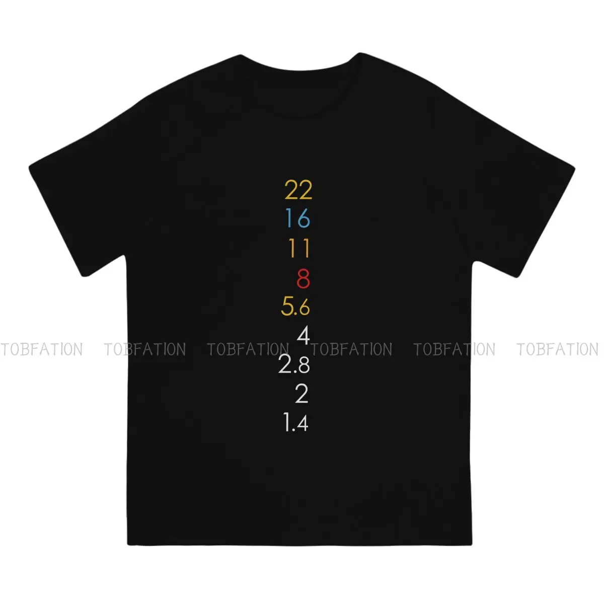 Camera Aperture Values Tshirt Graphic Men Tops Vintage Alternative Summer Short Sleeve Cotton Harajuku T Shirt