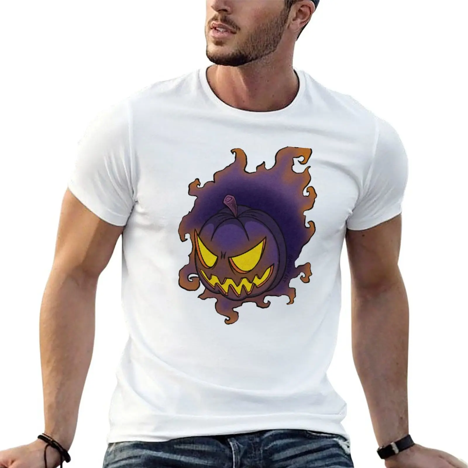 

shirts printed t A shirt Halloween man for Gastly t man T-Shirt summer