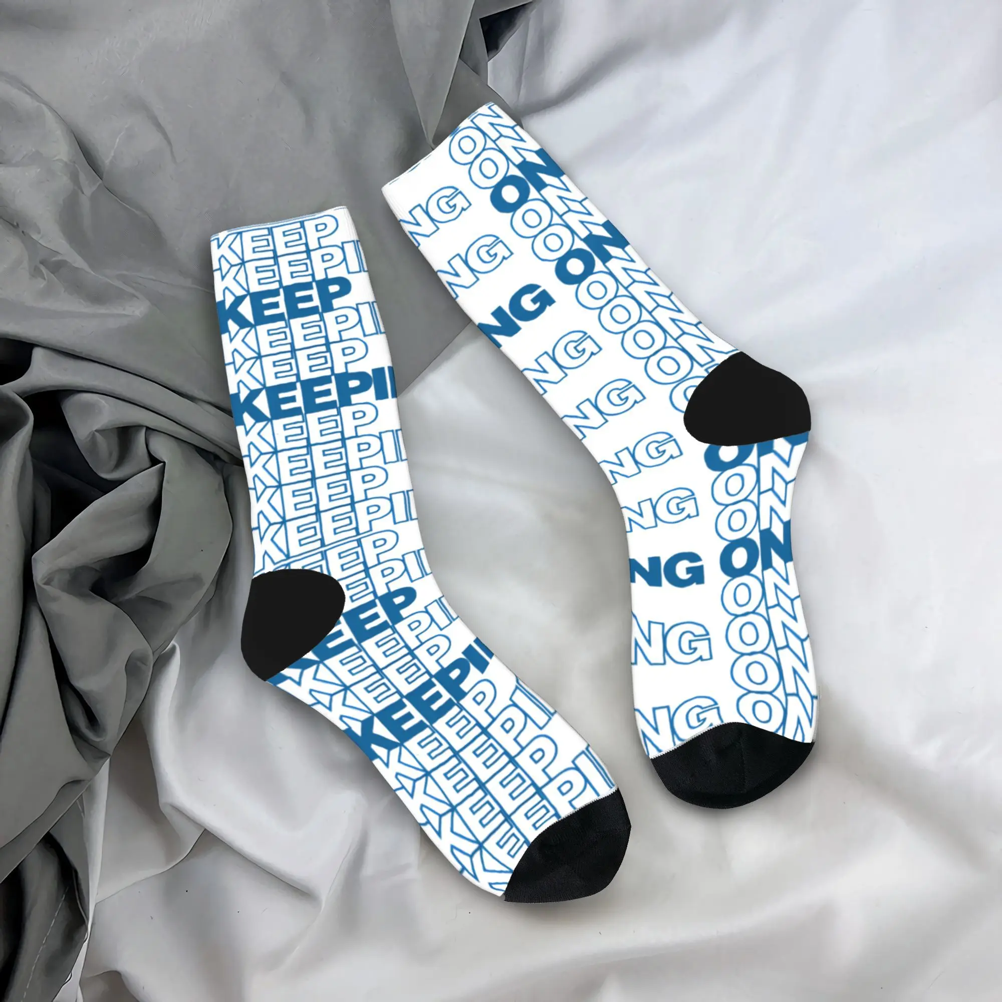 

Sam Bridges Stockings Couple Keep on Socks Breathable Fashion Socks Autumn Skateboard Anti Slip Design Socks Gift Idea