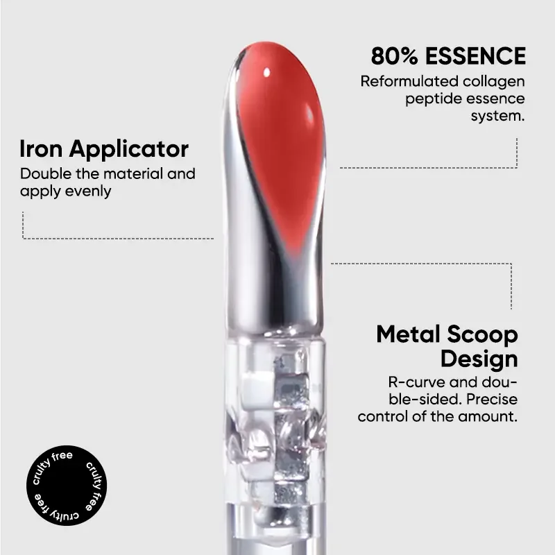 Judydoll アイスアイロンエッセンスミラーウォータリーリップグロスグレーズ口紅非粘着性非退色栄養長期的な明るい