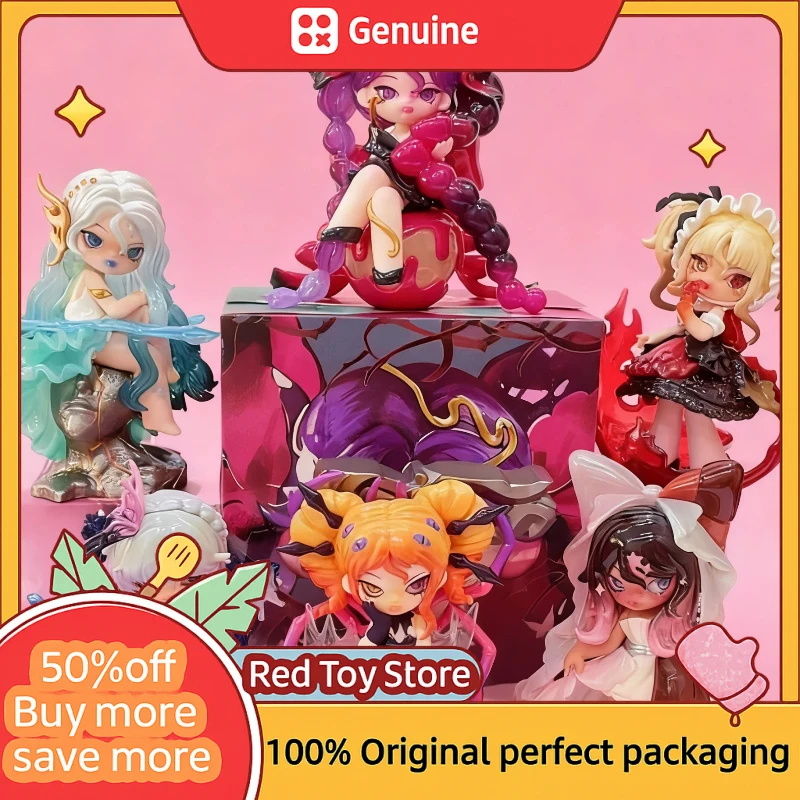 

Оригинальные продукты Nono Sova Nightmare Lullaby Series Слепая коробка Misty Town Детская рифма Настольные украшения ручной работы Kawaii Toy