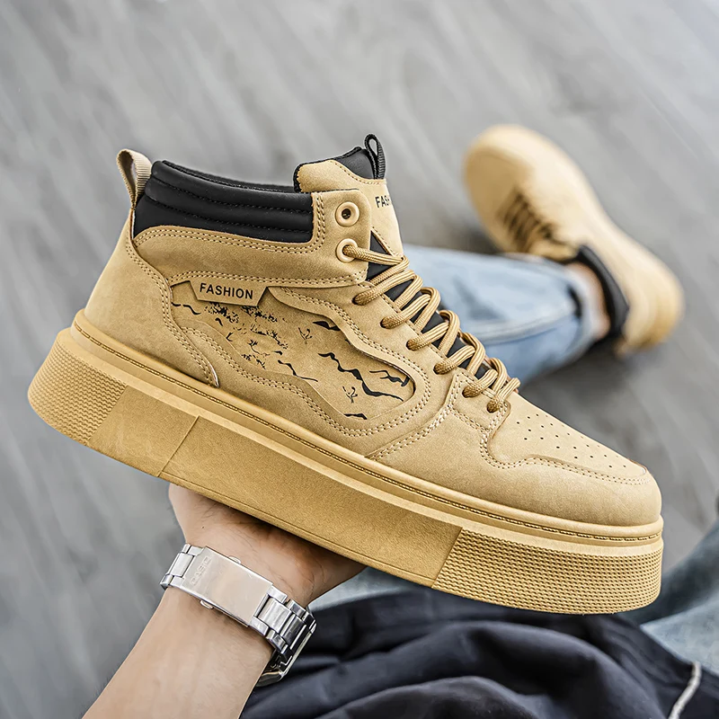 high-top-footwear-fashion-breathable-mesh-sneakers-autumn-hot-sale-men-casual-shoes-thick-sole-comfortable-lightweight-non-slip