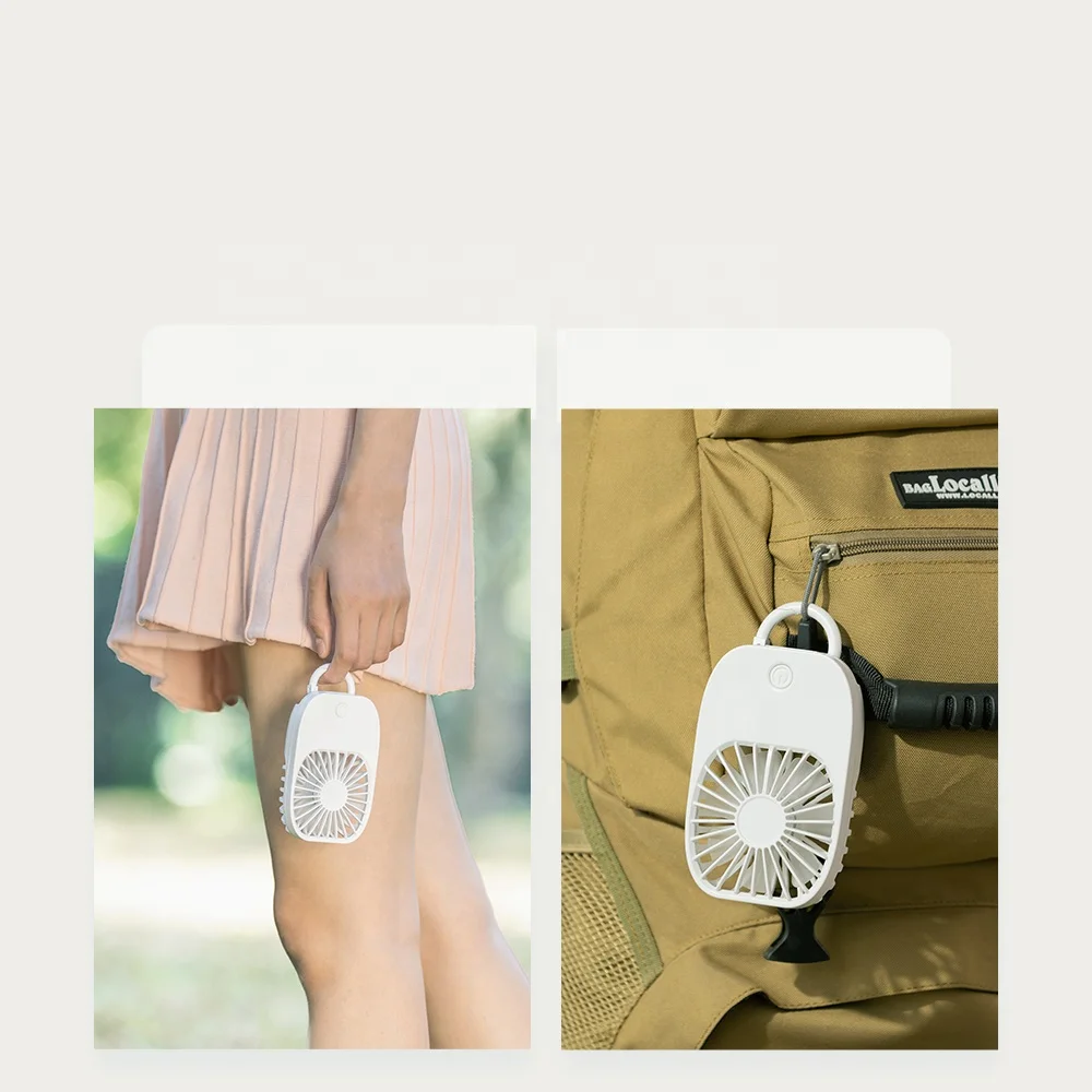 Personal Pocket Handheld Mini USB Stand Fan for Small Spaces - Electric Battery Powered Mini Portable Fan with USB Charging view 3