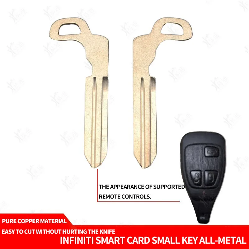 for INFINITI Smart card small key all-metal Nissan British finidi emergency mechanical key