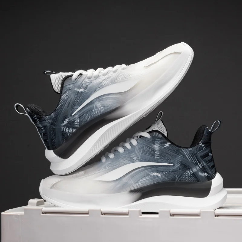 

New Four Seasons Explosive Net Fabric Men's and Women's Casual Sports Shoes Comfortable Rubber Sole Net Fabric Breathable