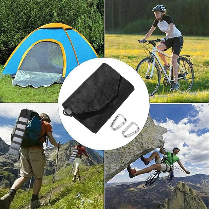 50W Foldable Solar Cells Charger Outdoor 5V USB Output Devices Portable Folding Waterproof Solar Panels Kit for Phone Charging