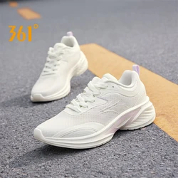 361 Degress Women's Sports Shoes Retro Wear-Resistant Shock-Absorbing Trendy Breathable Casual Running Male Snakers 682412234