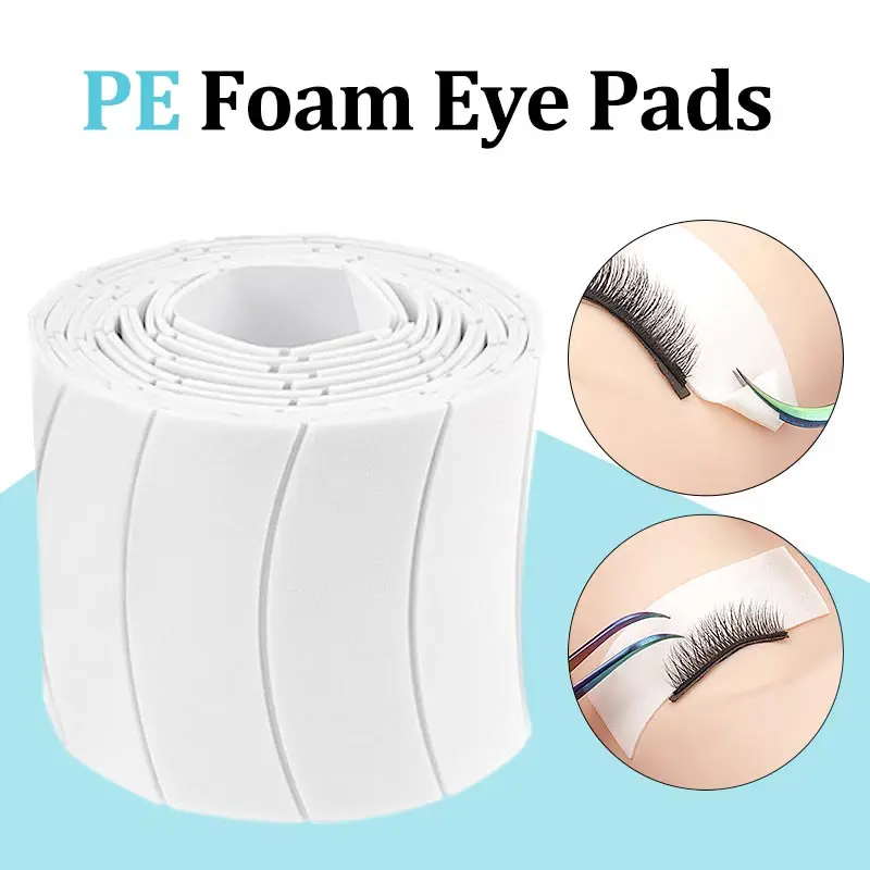 110Pcs Micro Foam Eyepad Painless Lash Supplies PE Foam Eye Patch Easy Remove Tape Makeup Tool Stickers Under Eyelash Pad Patch