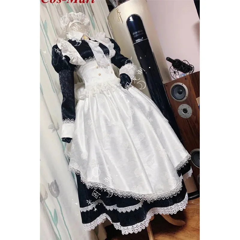 

Hot Game Miracle Nikki Cosplay Costume Teresa Afternoon Tea British Maid Outfit Halloween Party Role Play Clothing Custom-Make
