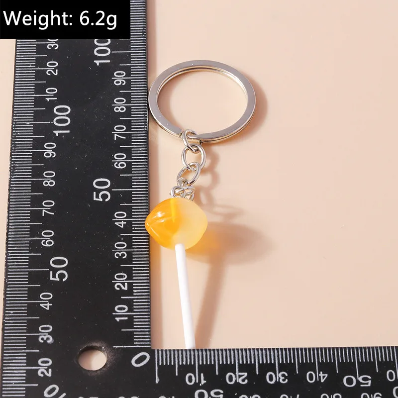 Aihua 40 Farben Süße Süßigkeiten Lutscher Schlüsselanhänger Nachahmung Lebensmittel Zucker Schlüsselanhänger Frauen Mädchen Tasche Anhänger Schmuck Geburtstagsgeschenke – Detail 35