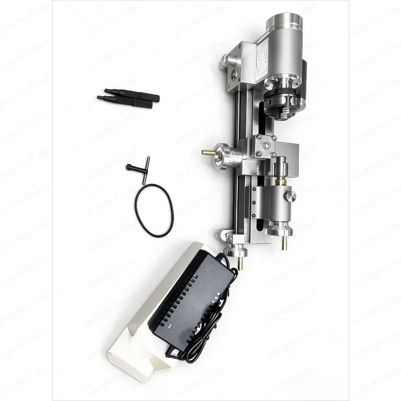 Multifunctional Mini Lathe for Watchmaking & DIY, Turning Polishing Drilling Bead Machine with Chuck