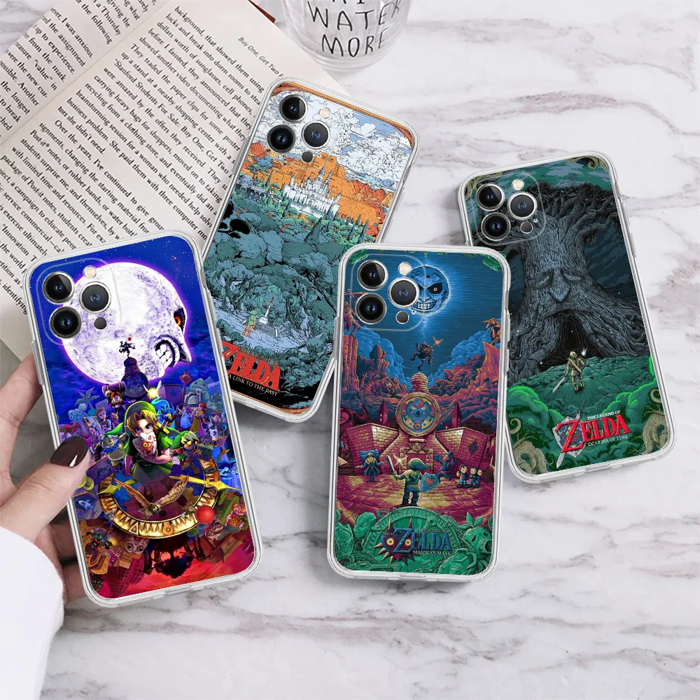 

Game L-Legends Of The Z-Zeldas Phone Case Silicone Soft For Iphone 15 14 13 12 11 Pro Mini XS MAX 8 7 6 Plus X XS XR Cover