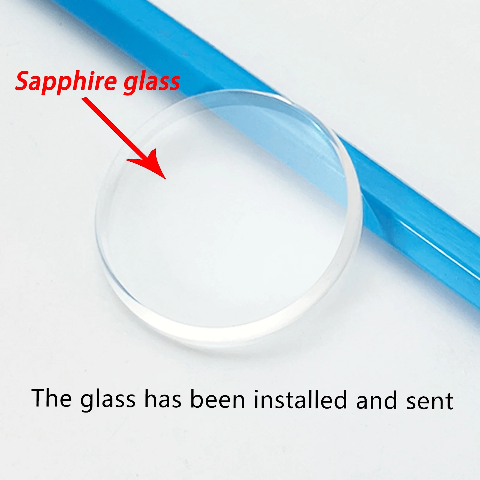 Caja Mod Samurai NH35 Caja de reloj con bisel de acero inoxidable y cristal de zafiro