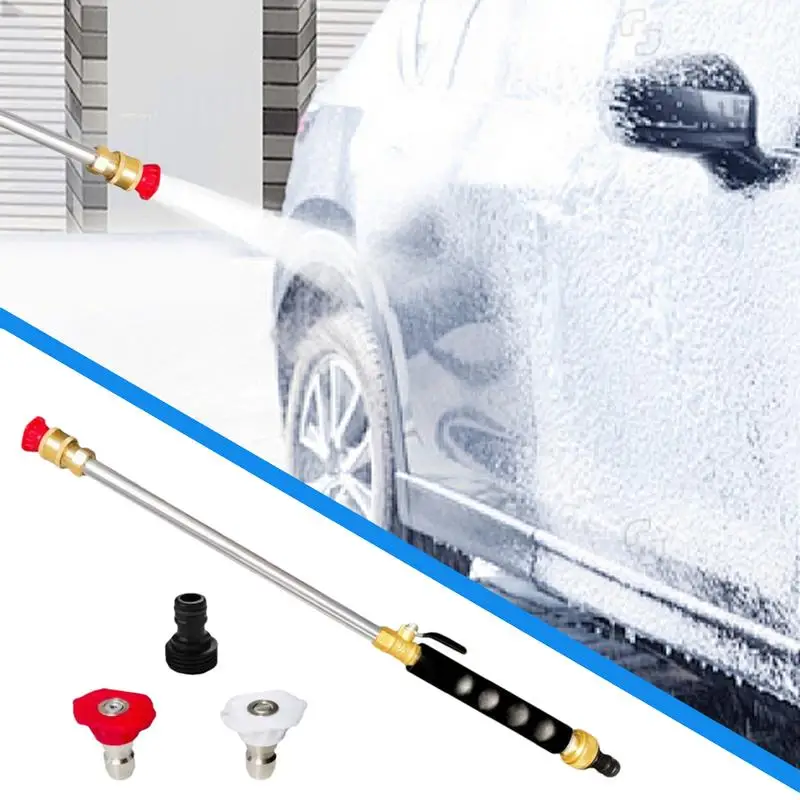 

High Pressure Water Gunn Metal Water High Pressure Power Car Washer Spray Car Washing Tools Garden Pipe Wand Nozzle Sprayer