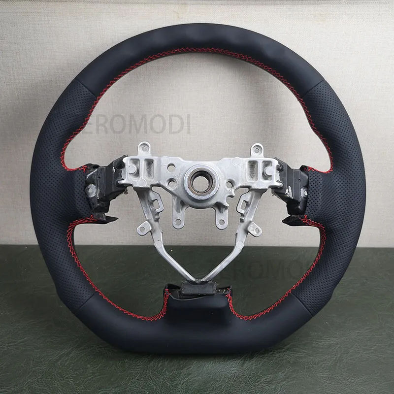 Alcantara Flat bottom Steering wheel For SUBARU Impreza mk3 III wrx sti