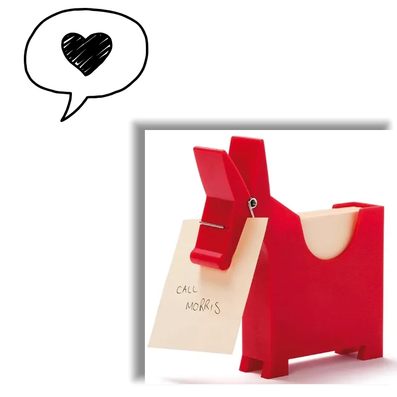 

Home Desktop Memo Note Holder Horse shaped Memo Clip stationery Supplies Desk Decoration House Note Holder Clip Dispensers Gift