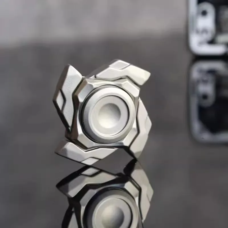 เปิดเกราะ Fidget Spinner มือโลหะ GoBiggeR Spinning Top Tip EDC ความเครียดบรรเทาของเล่นป้องกันความวิตกกังวลปลายนิ้วหมุนผู้ชายของเล่น