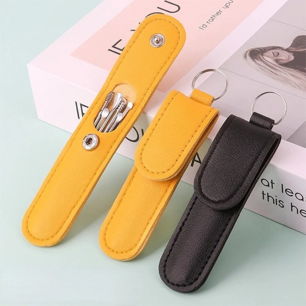 New Professional Safe and Gentle Ear Care Cleaning Kit Ear Cleaner Earwax Removal Tool Set Pickers Curette Spoon for Baby Adults