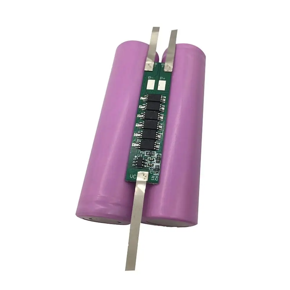 5Pcs 2S 7.4V Battery Protection Board MOS Nickel Strip 0-50℃ Operating Temp BMS 18650 Li-ion Protection Module