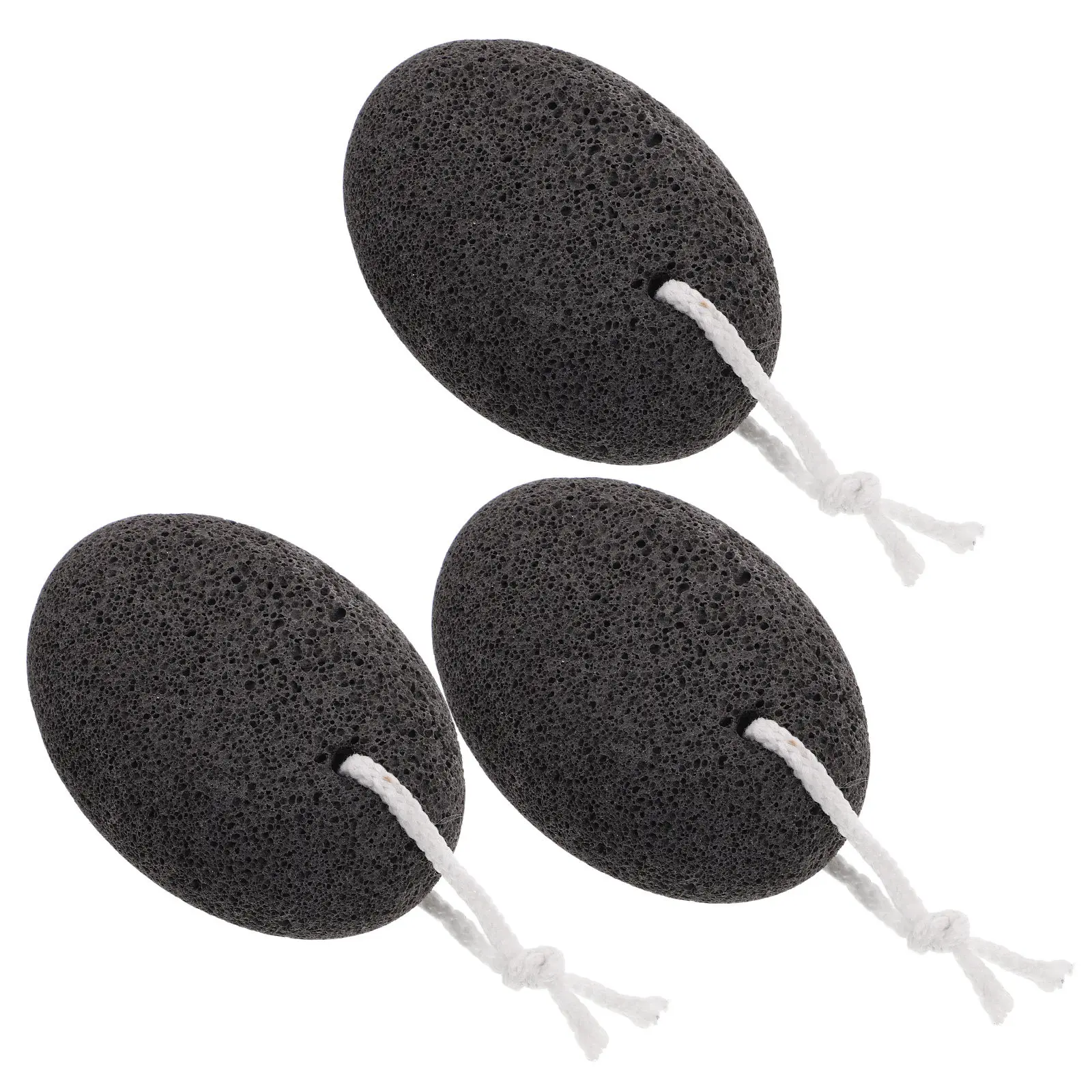 3Pcs Pumice Stone Feet Scrubber Natural Volcanic Rock Foot File for Dead Skin Removal Corn Reduction and Fatigue Relief