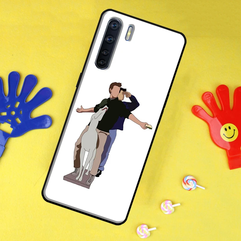 Friends Chandler And Joey Case For OPPO A94 A74 A54 A15 A16 A3S A5S A52 A72 A53S A5 A9 A31 A53 A83 A91 A93 Cover