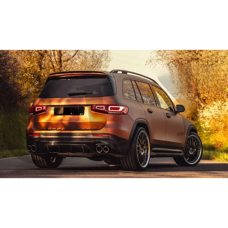 

Car Diffuser Bumper Diffuser Exhaust Pipe Rear Lip Tips for 2019+ GLB W247 X247 SUV Facelift GLB45 Auto Accessory