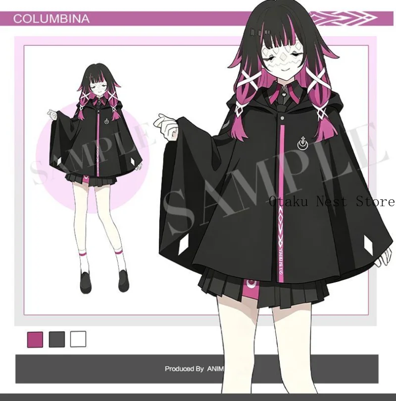Anime Genshin Impact Furina Wanderer Kinich Venti Columbina Cape Comic Con Vêtements Uniforme de Jeu de Rôle Cosplay Cadeau d'Anniversaire