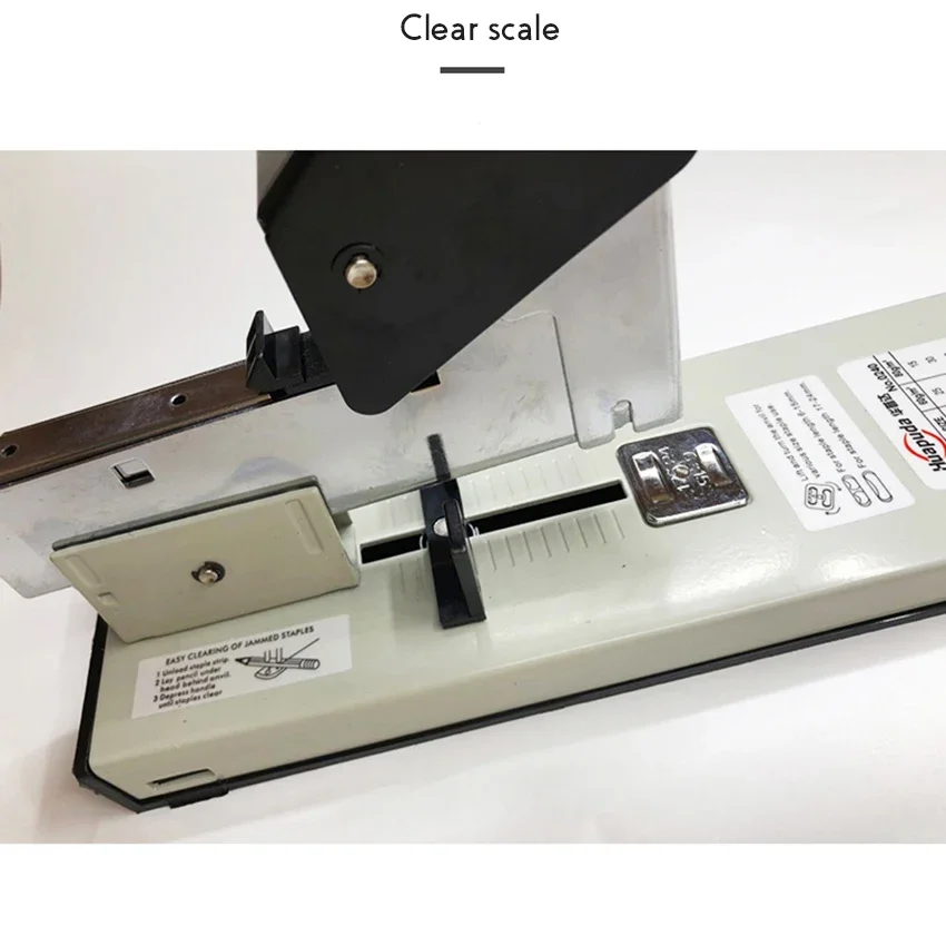 Heavy Duty 120 Sheets Stapler With Ruler, Adjustable Binding Thickness Metal Paper Stapler Fit Staples 23/6, 23/8, 23/10, 23/13