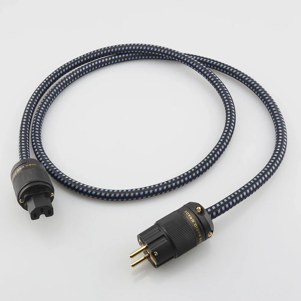 

Audiocrast P25 OFC медный мягкий шнур питания Schuko, штекер HIFIEU, удлинительный кабель переменного тока, аудиофильский для лампового усилителя компакт-дисков