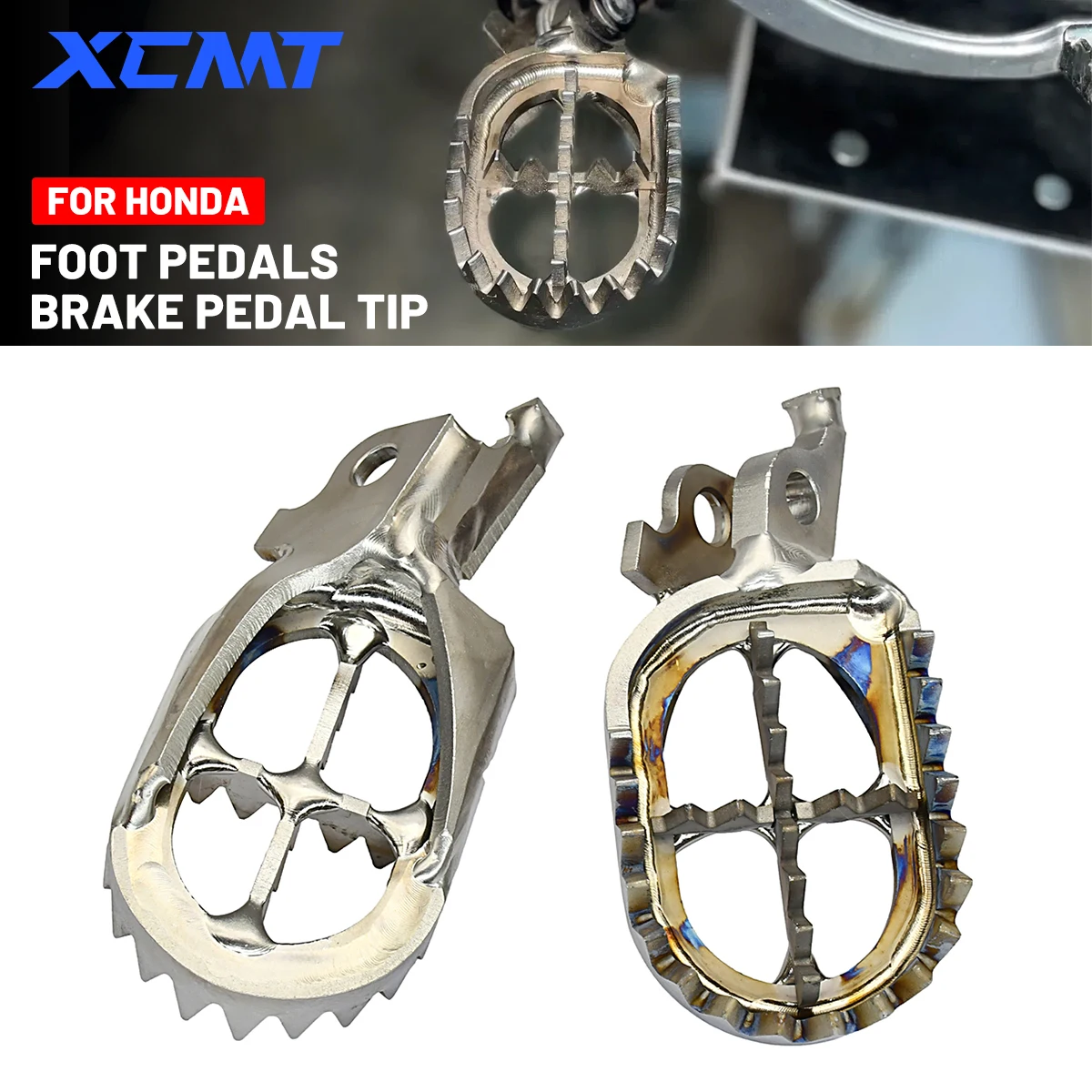 

Motorcycle Titanium Alloy TC4 Foot Rest Pegs Footrest Footpeg For HONDA CR CRF 150R 250R 450R 250X 450X 250RX 450RX 250L 450L