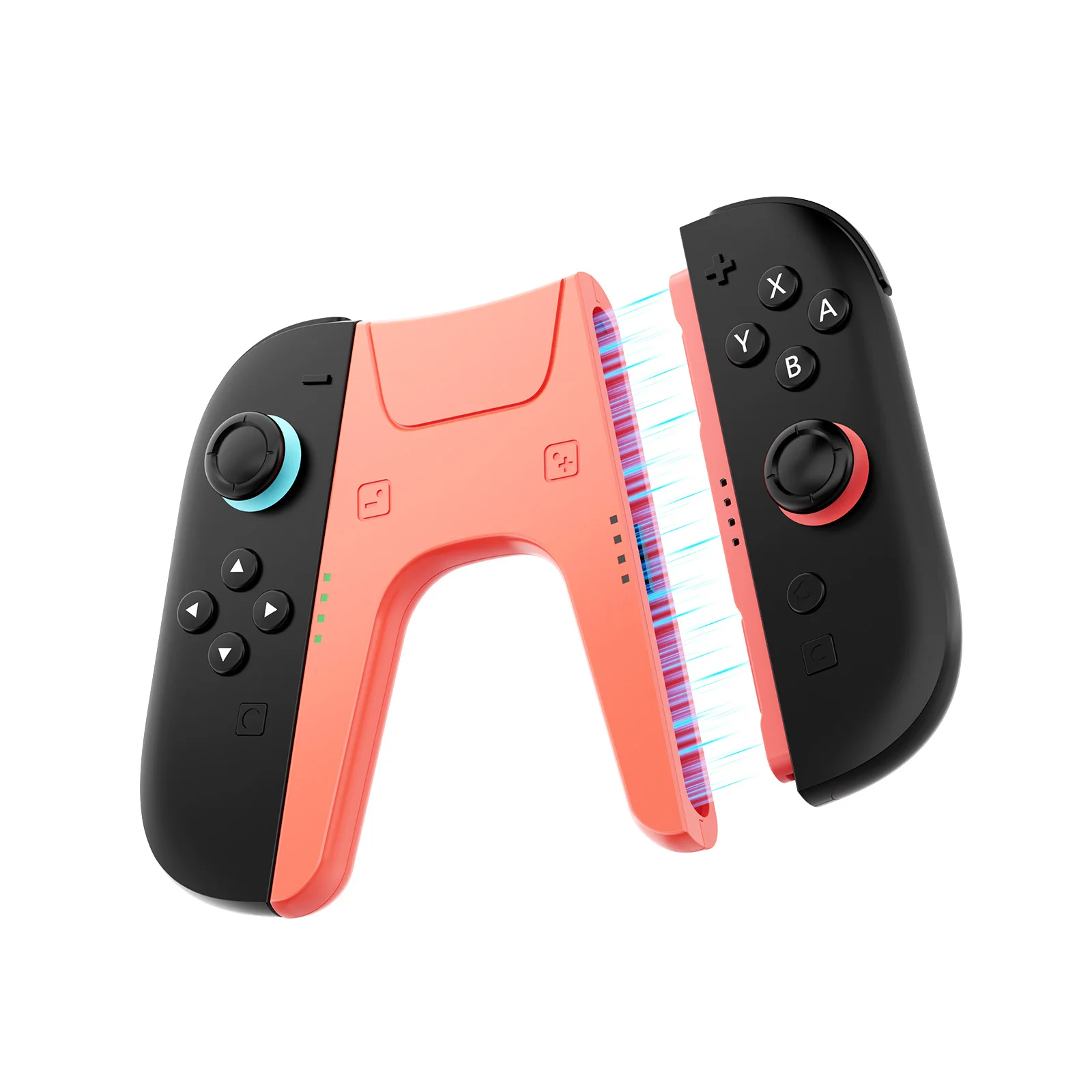 Ladehalterung für Switch 2 Joy-Con Controller, Typ-C Dual-Ladehandgriff mit LED-Anzeige für Switch 2 Zubehör – Detail 8