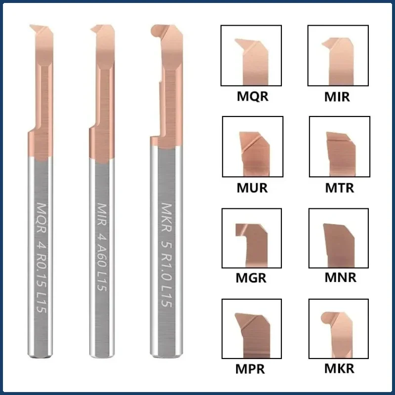 

1pc MTR MNR MIR MGR MUR MPR MFR MQR MKR Full range of small bore boring tools integral carbide internal seismic boring tools CNC